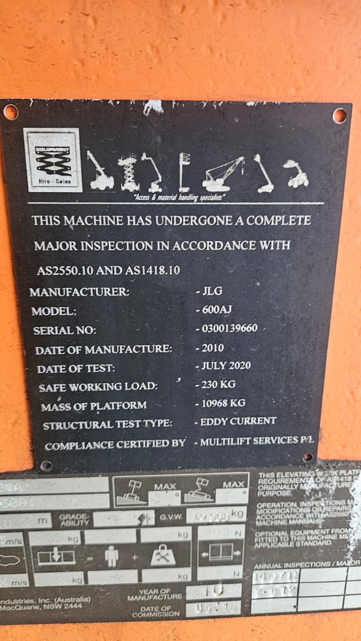 Sold - Articulated Boom Lift - View 2